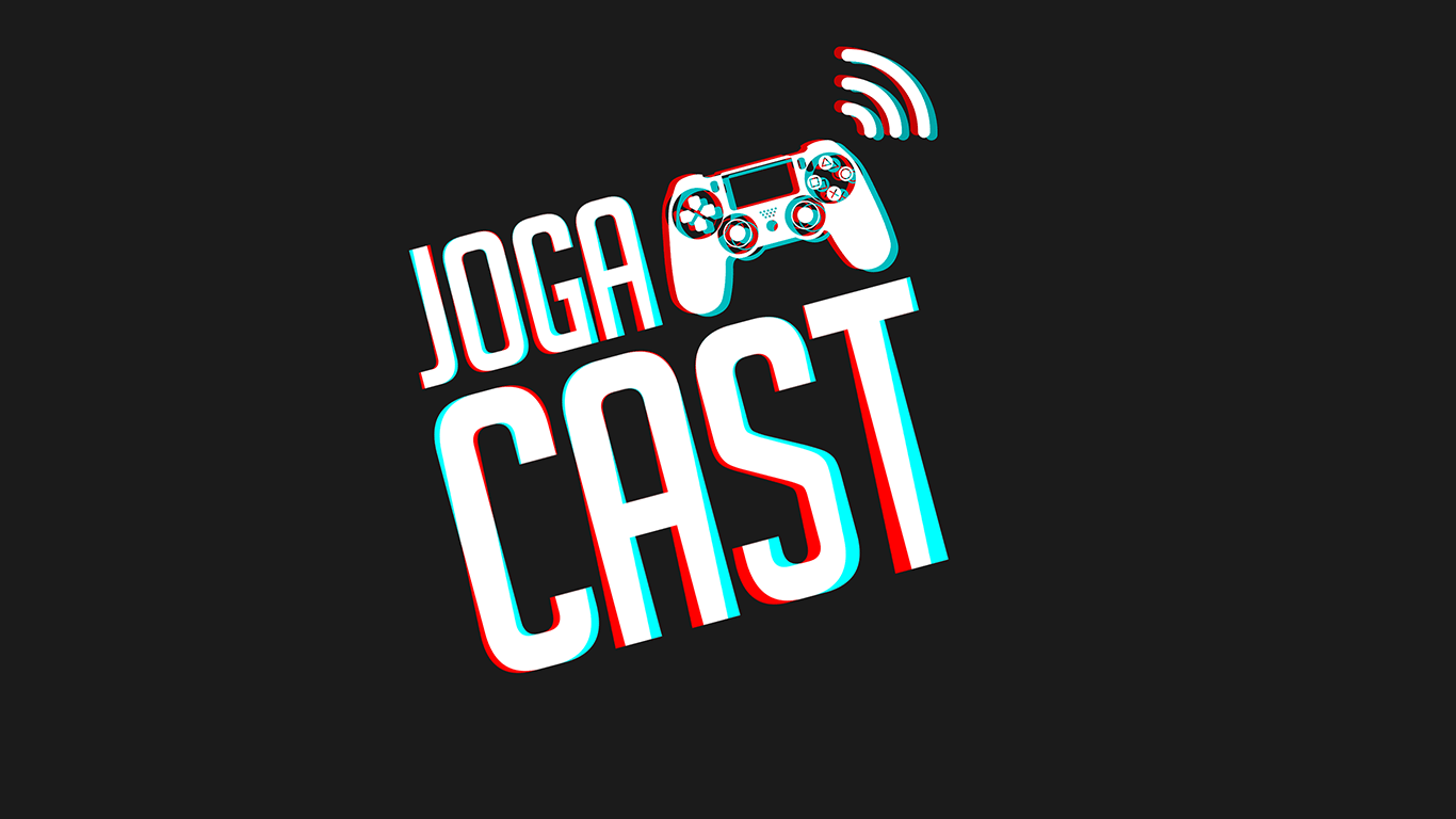capa do jogacast, com letreiro do podcast e um controle do Playstation 4