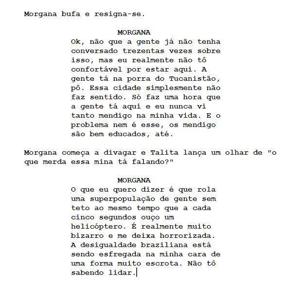 trecho do roteiro